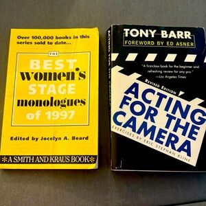 Two Acting Books monologue acting books